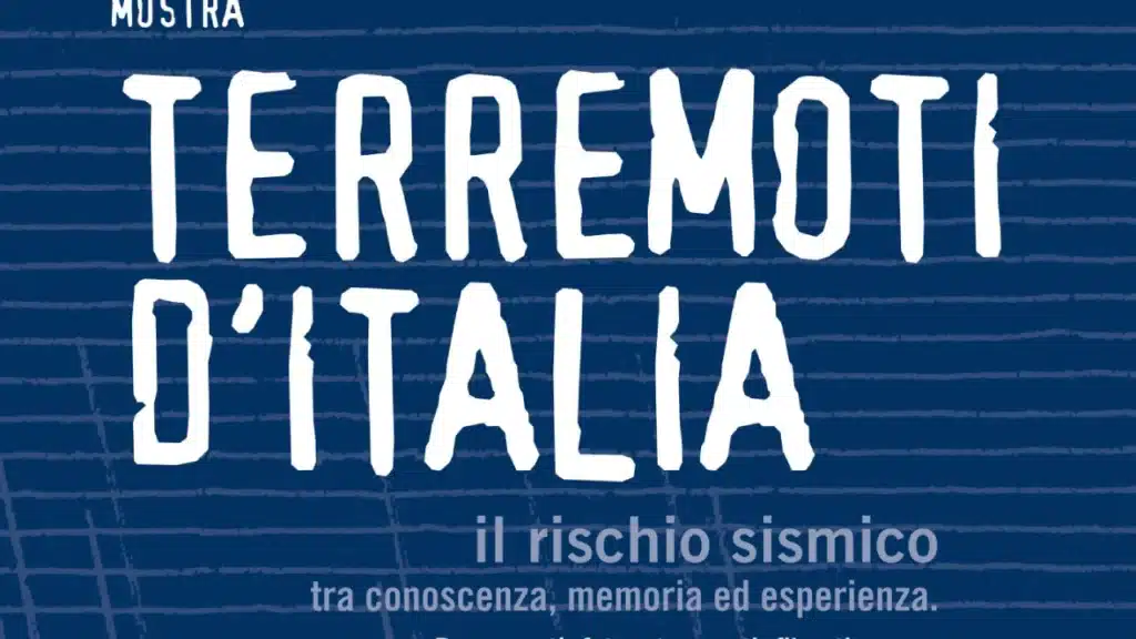 Mostra Terremoti d'Italia - locandina