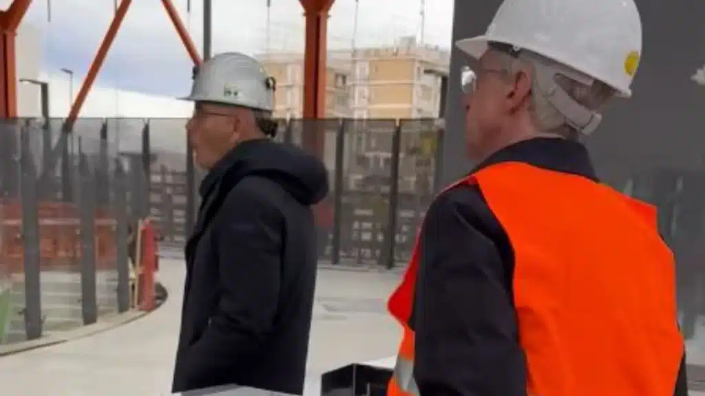 Manfredi sopralluogo metro di Capodichino