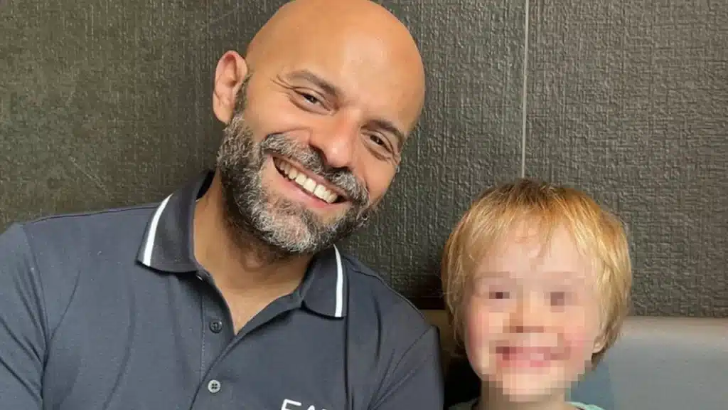 Luca Trapanese e sua figlia Alba