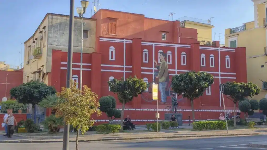 Piazza Troisi, a San Giorgio a Cremano