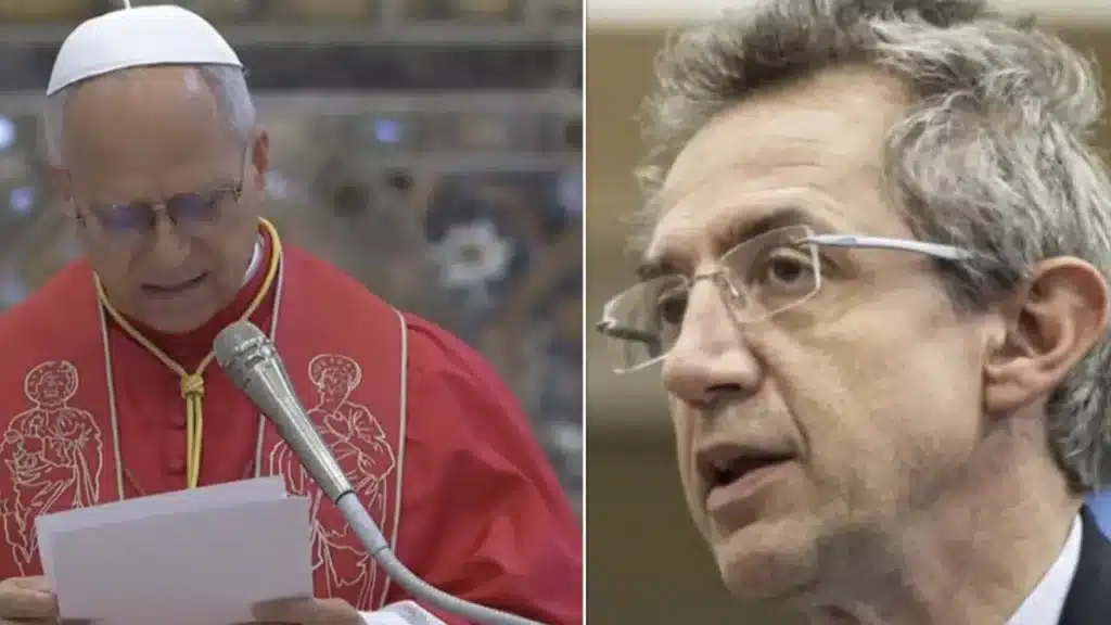 Papa Leone e Manfredi