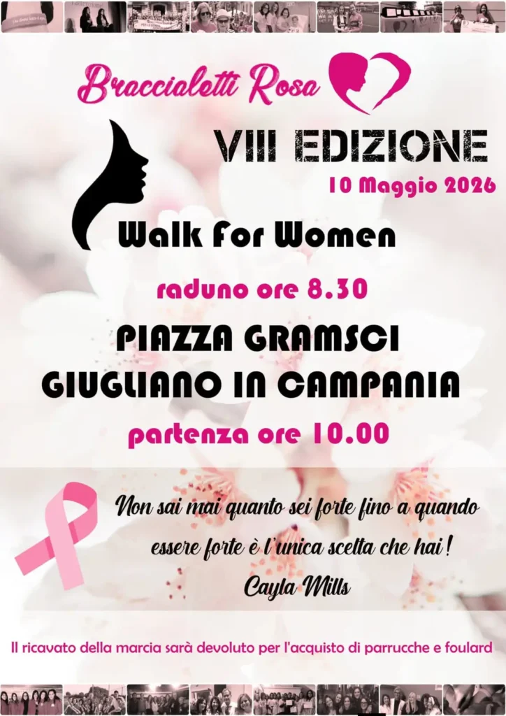 Walk for Women Giugliano 2026