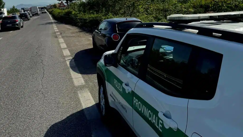 intervento Polizia Provinciale Caserta