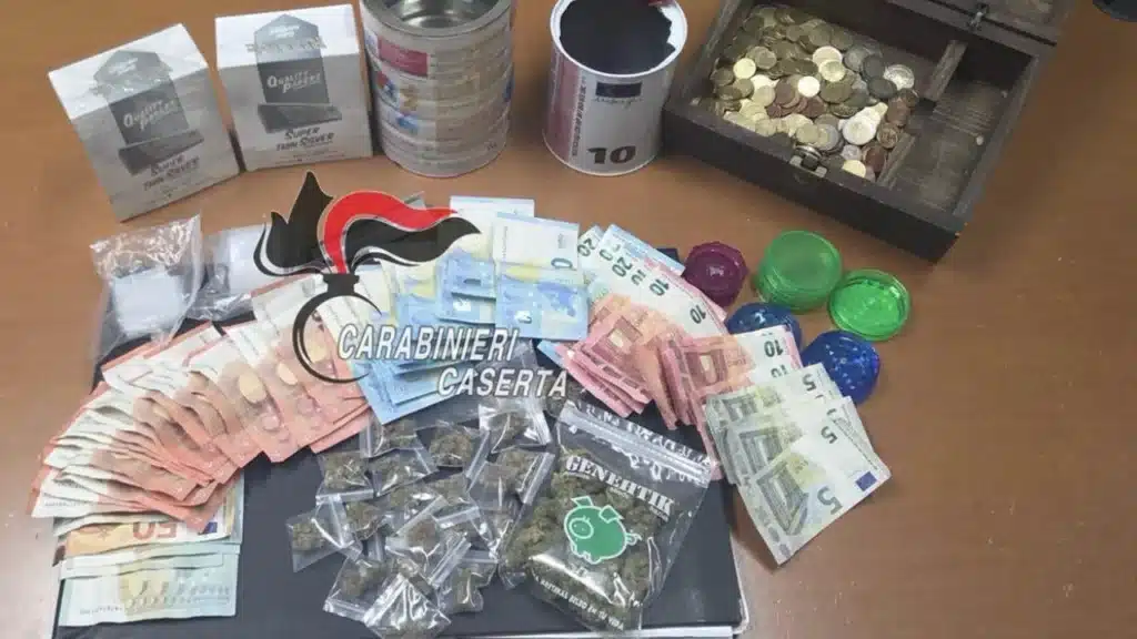sequestro di droga Carabinieri di Caserta