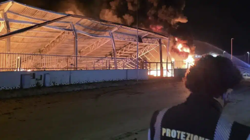Incendio Sarno