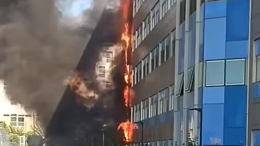 Incendio Ospedale del Mare