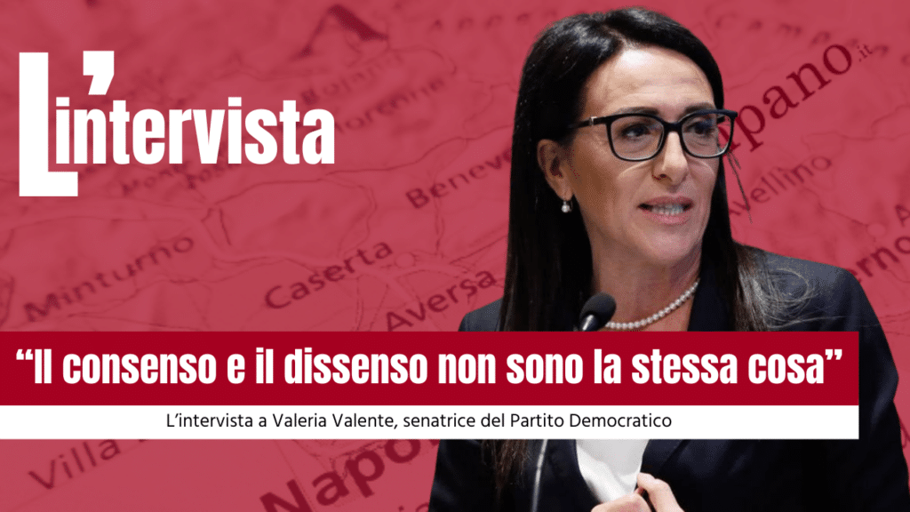 La senatrice Valeria Valente