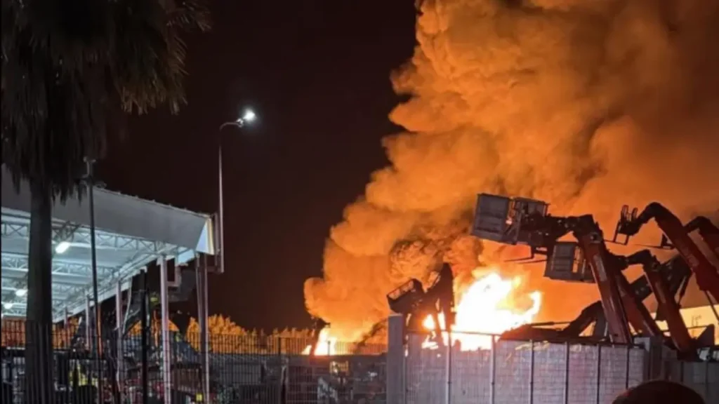incendio Marigliano