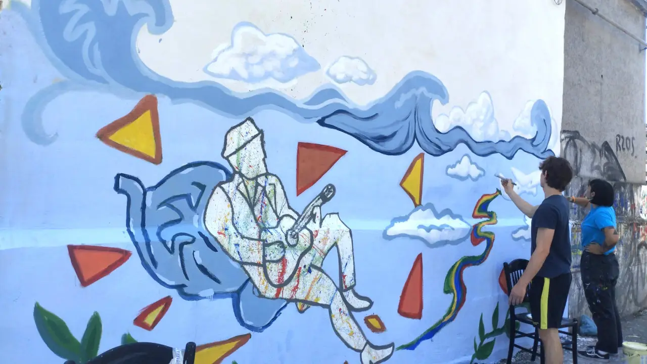Un murale in memoria di Luigi Di Sarno inaugurato a Napoli. Rigenerazione e creatività al Rione Luzzatti
