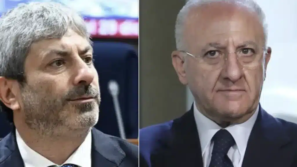 De Luca e Roberto Fico