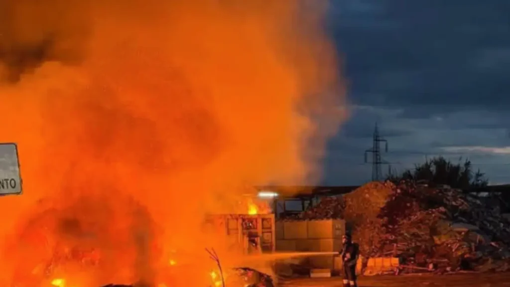 incendio Sparanise